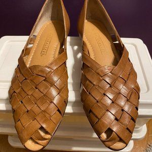 Naturalizer Brown Leather Sandals Size 8.5N